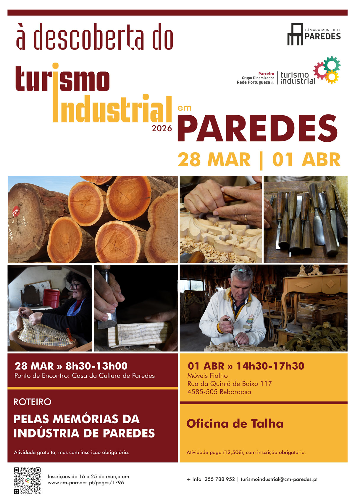 Cartaz À Descoberta do Turismo Industrial